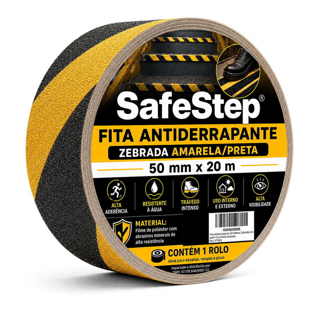 Fita Zebrada 20m